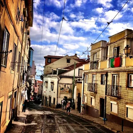 Duplex Alfama Lisbona